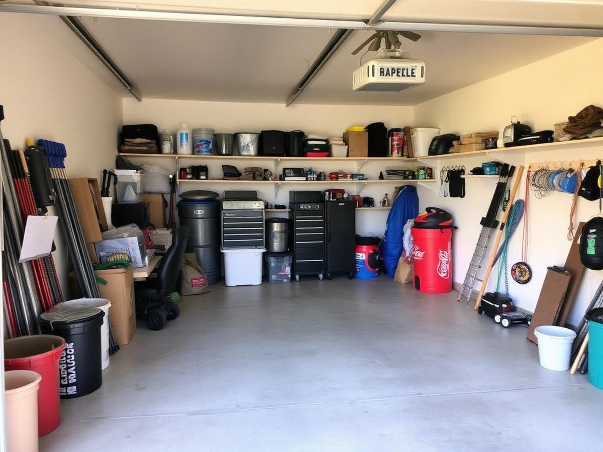 Full Garage Junk Removal — after